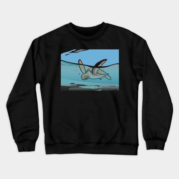 good mood turtle Crewneck Sweatshirt by harryq3385